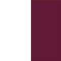 White / Maroon